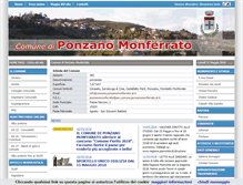 Tablet Screenshot of comune.ponzanomonferrato.al.it